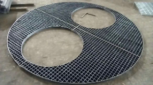 鍋爐平臺中的鋼格板